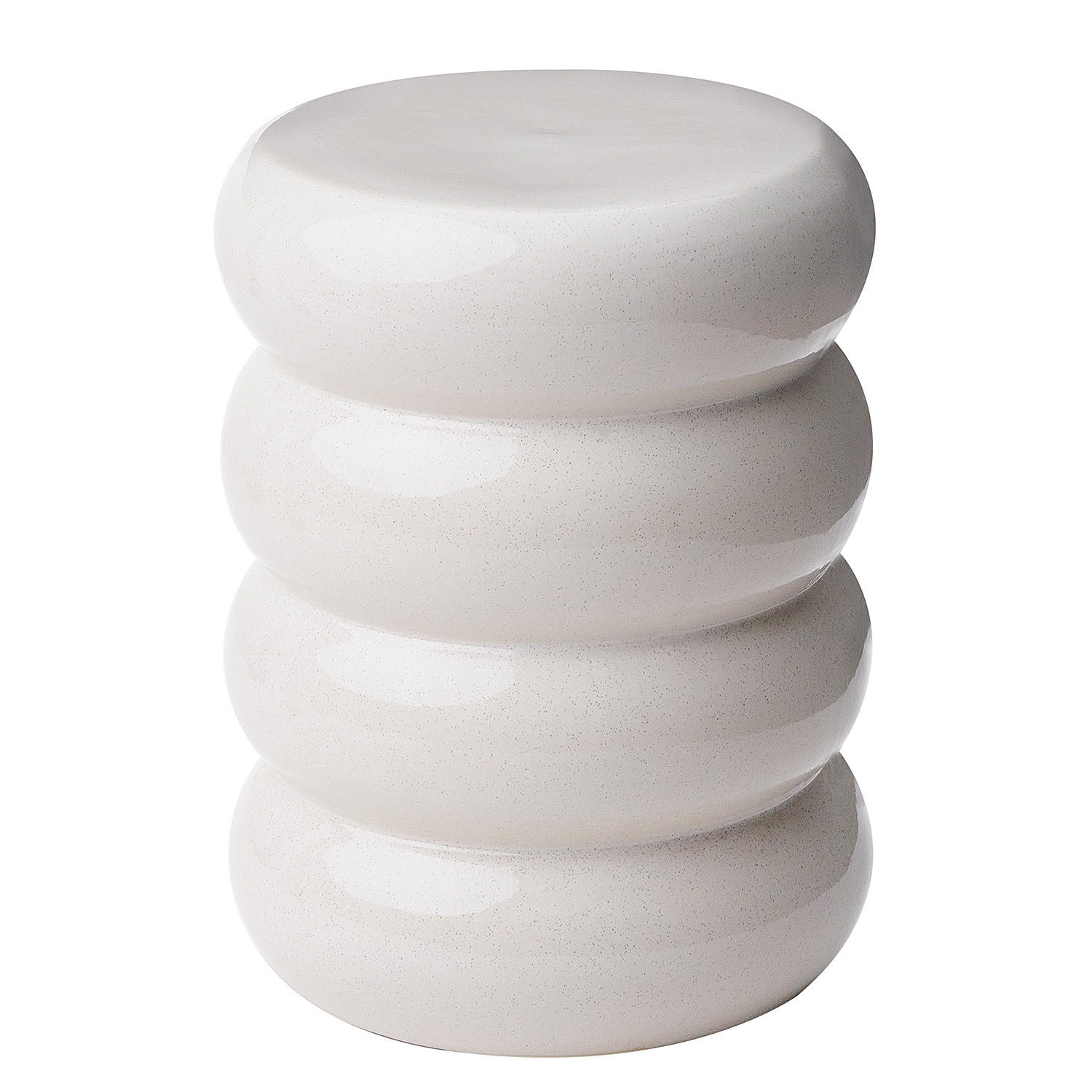 Butlers Beistelltisch Weiß 34x44x34 cm