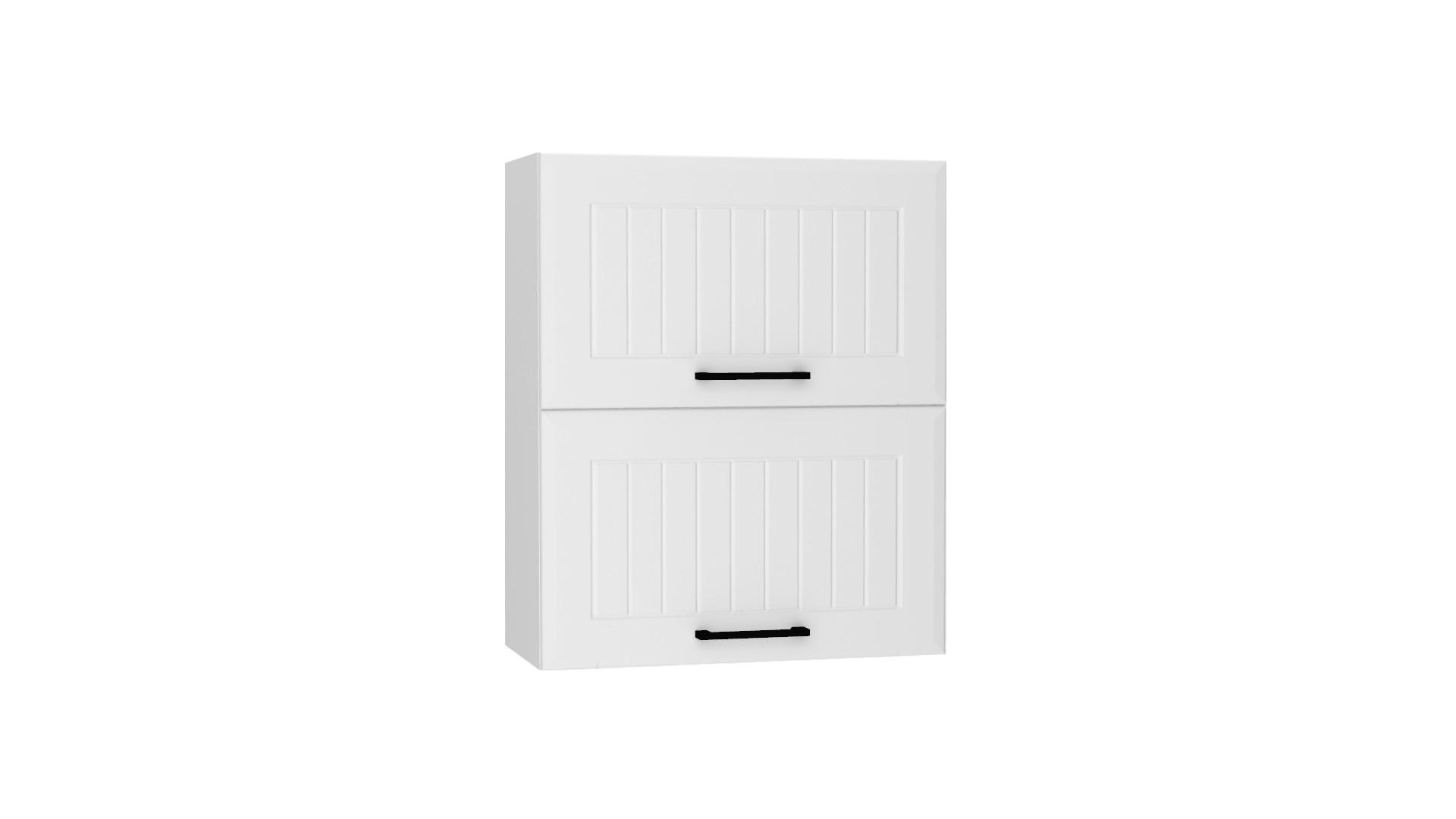 HÄNGESCHRANK W60GRF/2 - ARVION - Hochwertige Küchen Optik - Weiß, Holz/Metall (60/72/30cm)