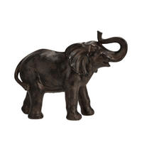DEKOFIGUR Elephisto - Braun, Kunststoff (12/22/28.5cm) - home&you