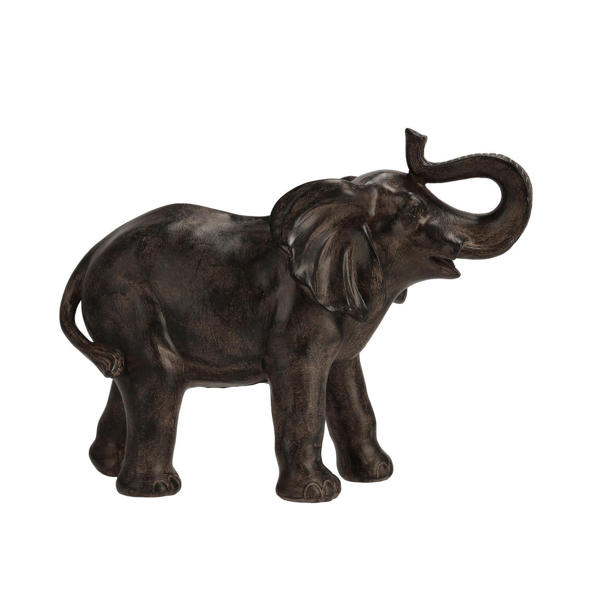 DEKOFIGUR Elephisto - Braun, Kunststoff (12/22/28.5cm) - home&you