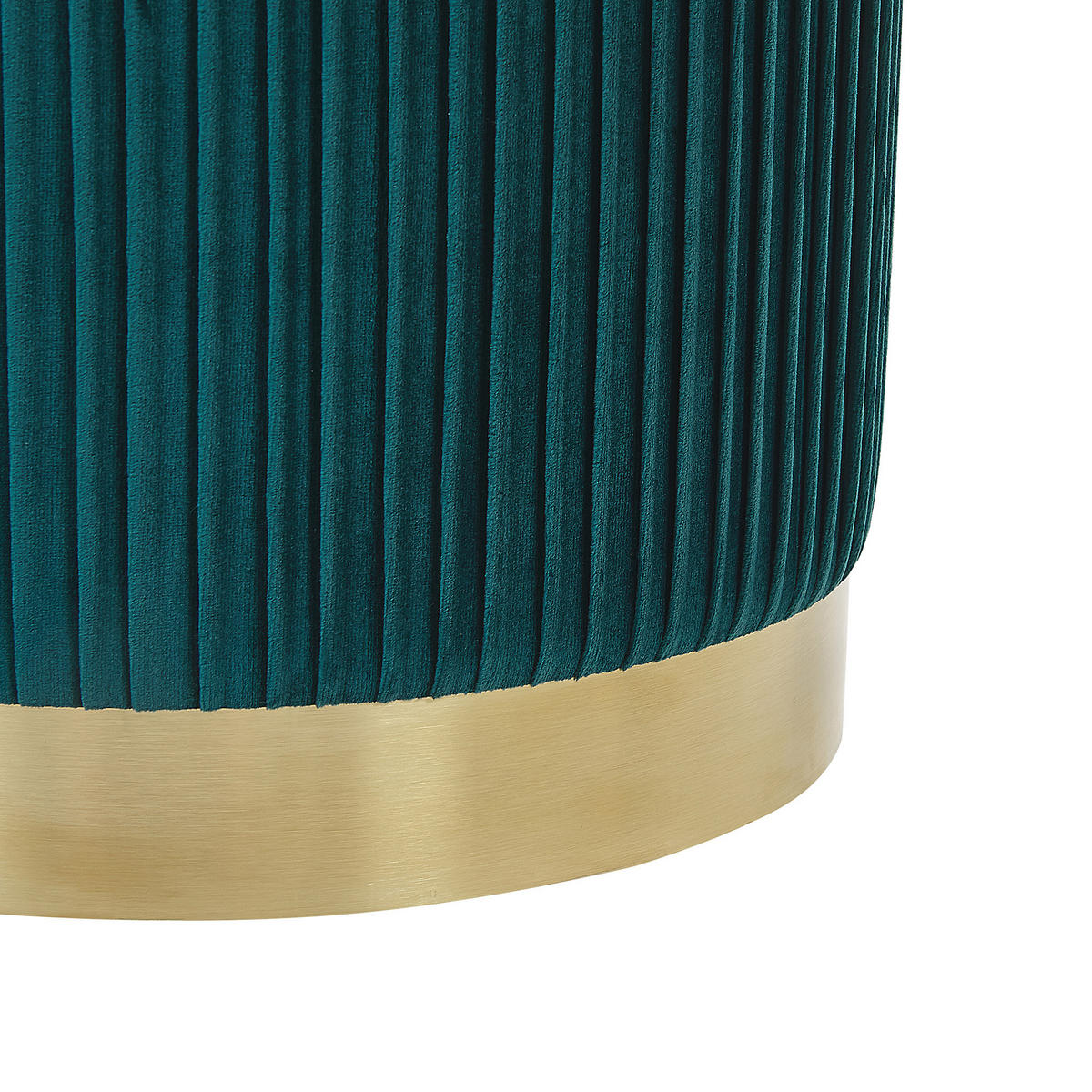 POUF 2er-Set Smaragdgrün Miramar - Blau, Textil (35/44/35cm) - Beliani