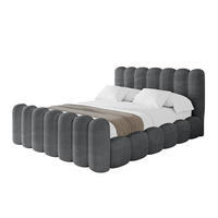 POLSTERBETT mit Bettkasten, Fußteil und Lattenrost, Boxbett ohne Matratze - SENA-Z 180x200 Dunkelgrau - Anthrazit, Holzwerkstoff/Textil (180/200cm) - ALTDECOR