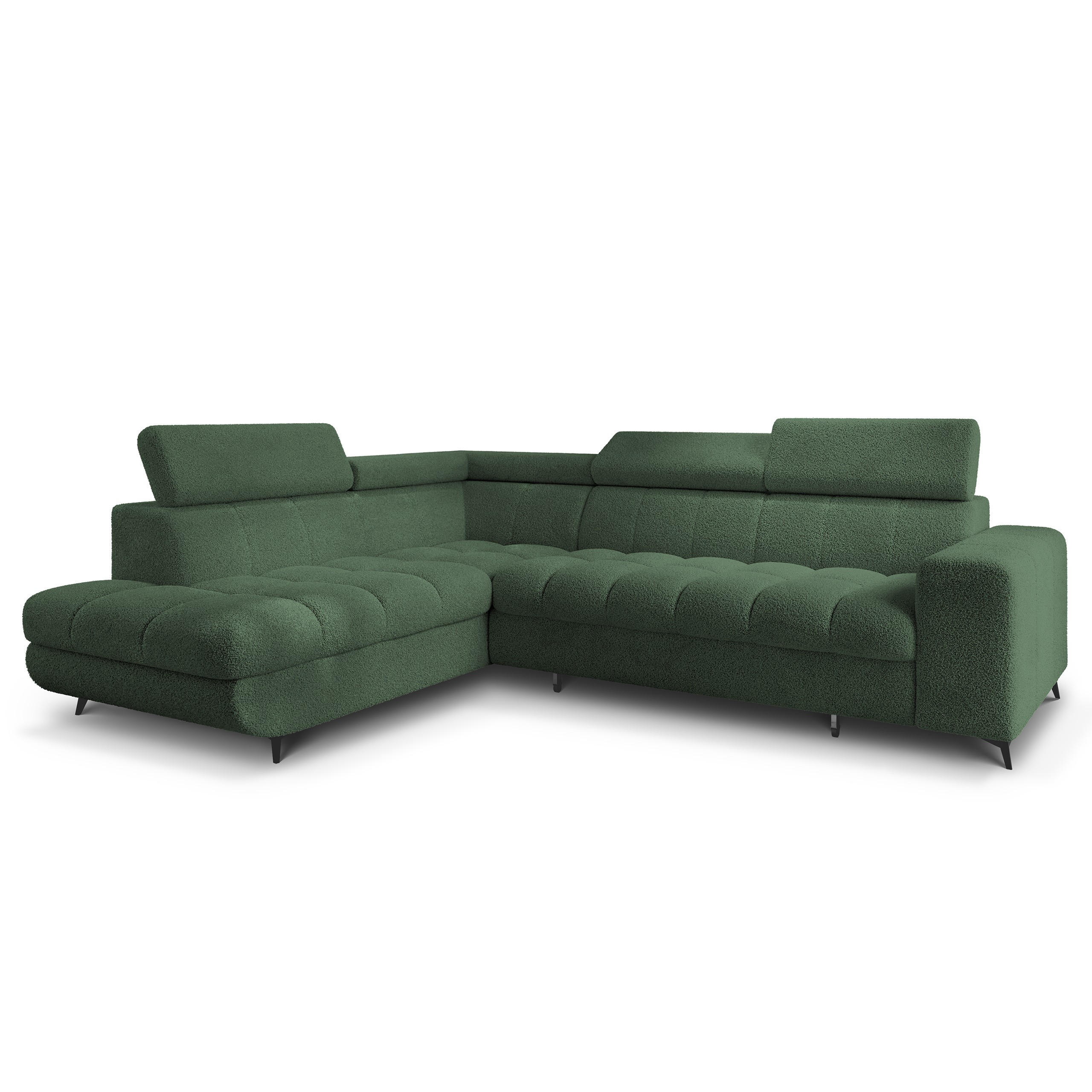 Masseno Ecksofa Grün 253x190 cm