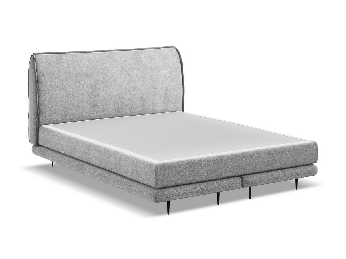 POLSTERBETT mit Bettkasten und Lattenrost 190x215 Blau - Blau/Schwarz, Kunststoff/Textil (140/200cm) - Makamii