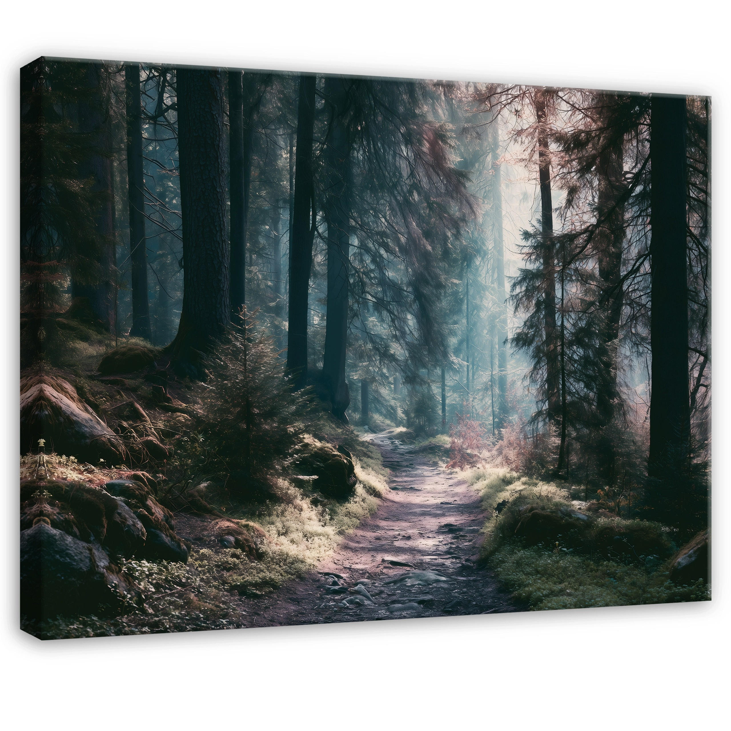 Wallarena Leinwandbild Mehrfarbig 100x70 cm