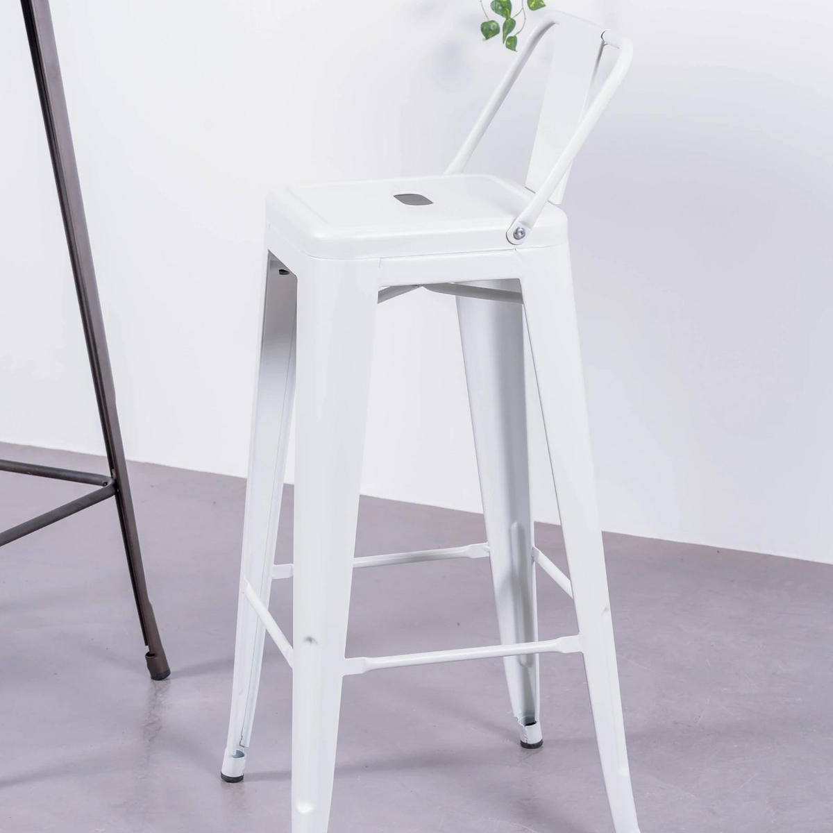 HOCKER Metall Weiß - Weiß, Metall (43/97/43cm) - Nest Dream
