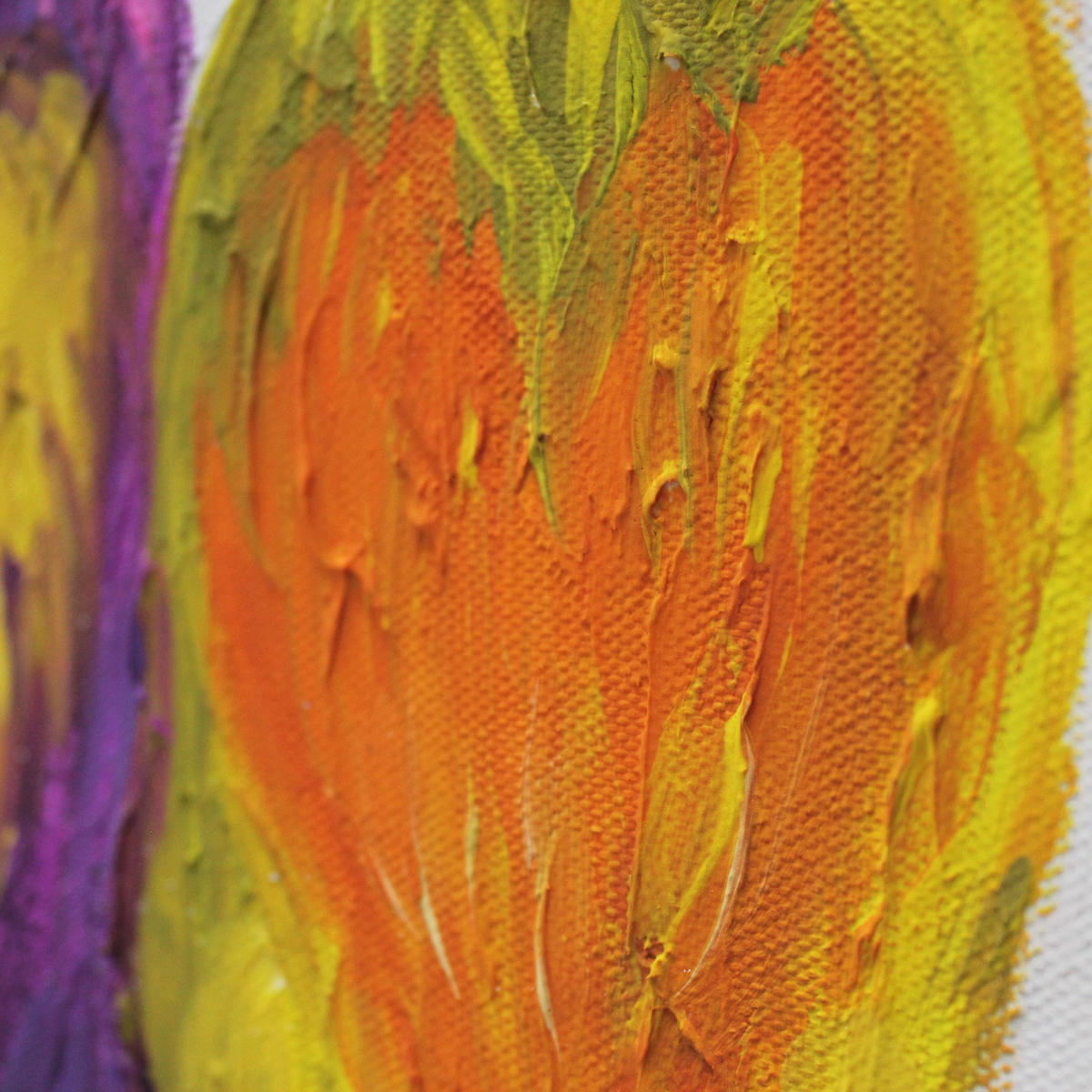 GEMÄLDE Lustige Vögel auf Keilrahmen 200x100 cm - Multicolor, Holz (200/100cm) - YS-art gallery