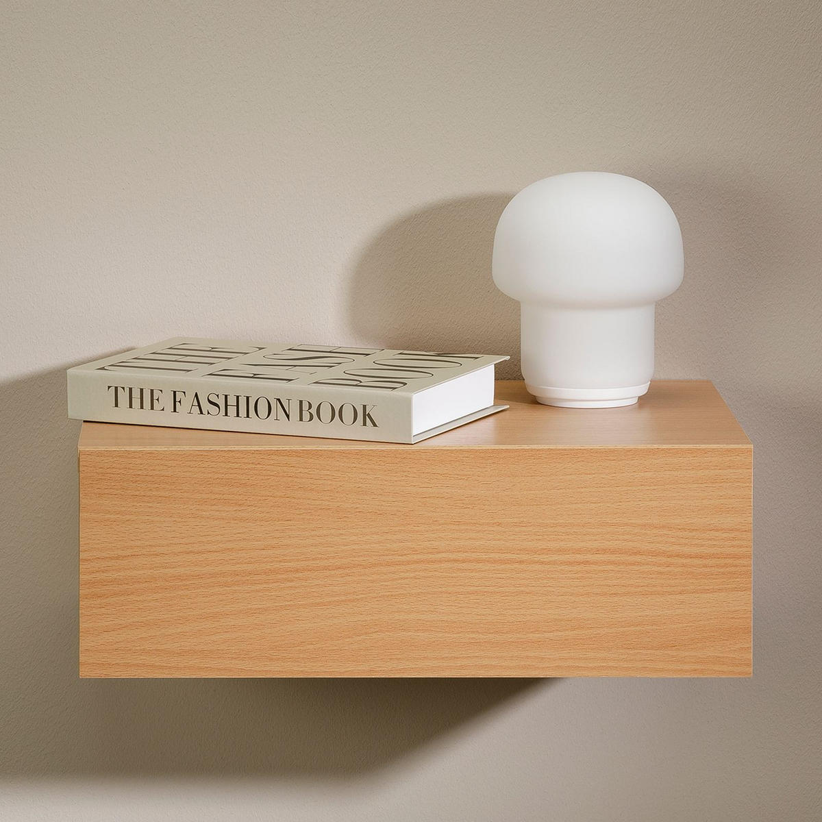 NACHTTISCH ANNE hängend - Buchefarben, Holzwerkstoff (42/14/30cm) - CARO-Möbel