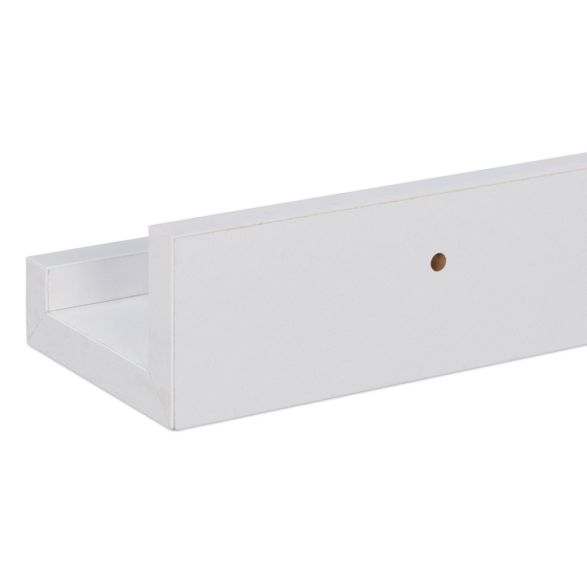 BILDERLEISTE - Weiß, Holzwerkstoff (48/5/8cm) - Relaxdays