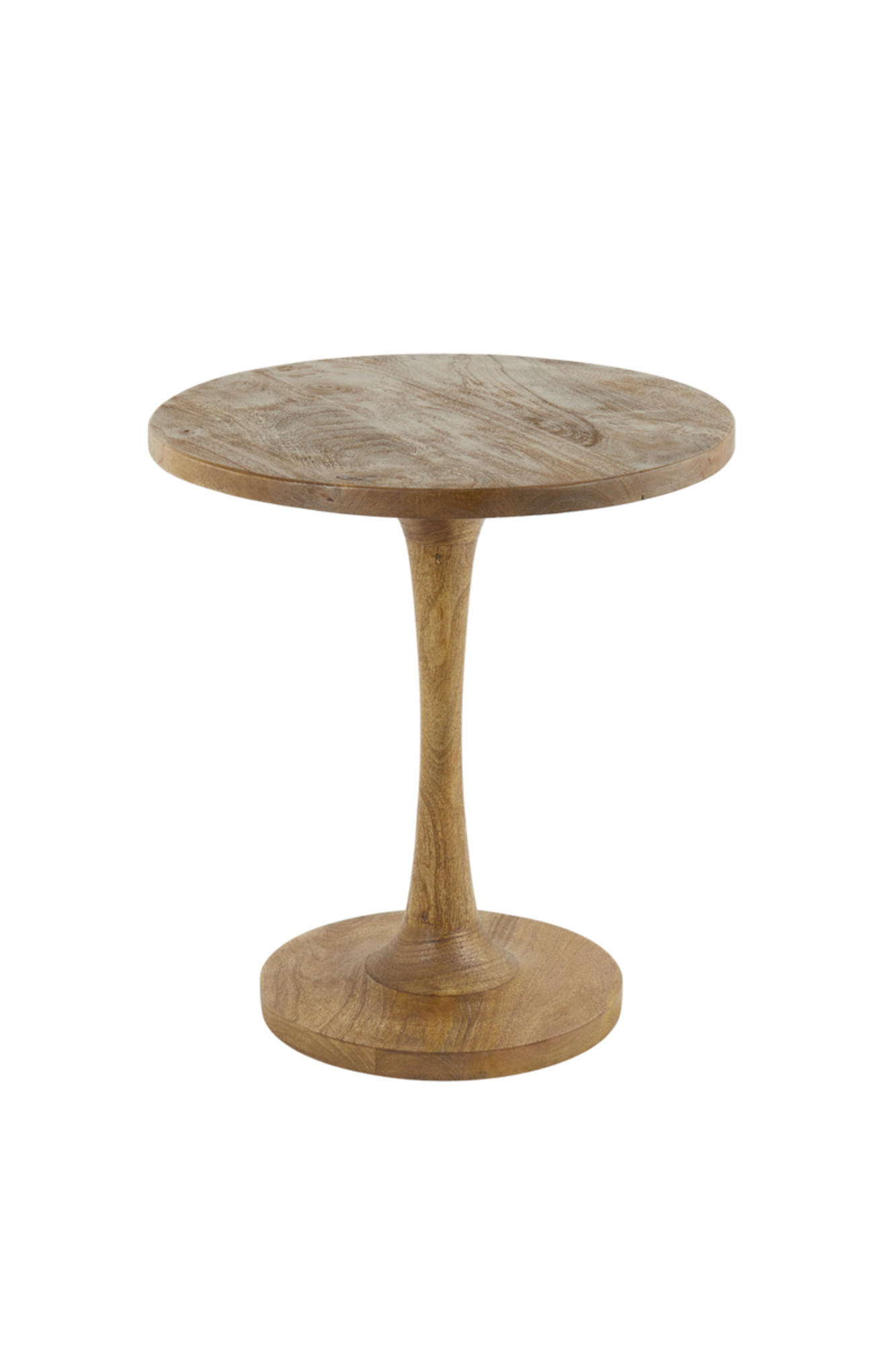 BEISTELLTISCH Bicaba Braun Ø50/55 cm - Braun, Holz (50/50/55cm) - Light & Living