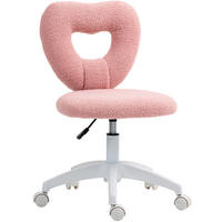 DREHSTUHL 56/45/78-88 cm pink aus Polyester höhenverstellbar - Pink, Kunststoff (45/88/56cm) - OKWISH