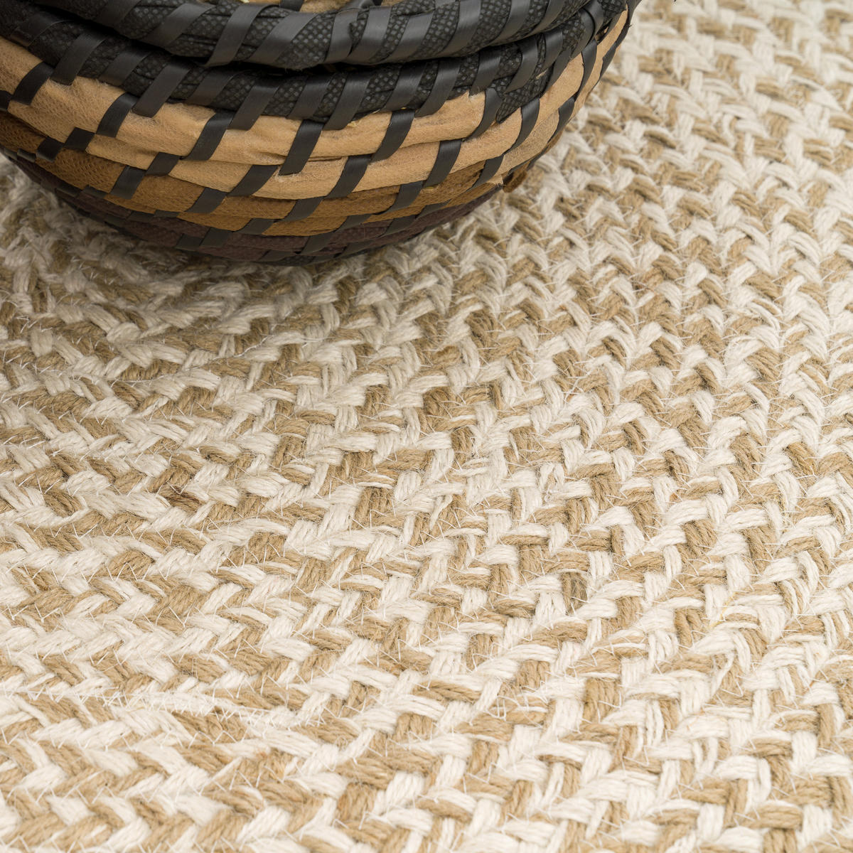 HOCHFLORTEPPICH 200/200 cm Viborg 595 - Beige, Textil (200/200cm) - Paco Home