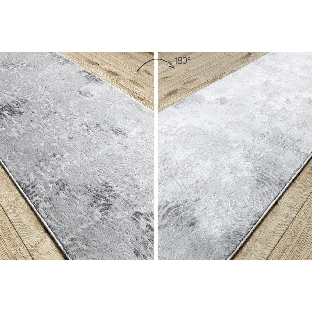 Thumbnail - rugsX Läufer, Grau, Textil, Rechteckig, 80x350 cm, Teppiche & Böden, Teppiche, Teppichläufer