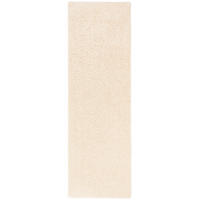 LUXUS HOCHFLOR LANGFLOR LÄUFER TEPPICH MILANO - Creme, Textil (100/100cm) - Snapstyle