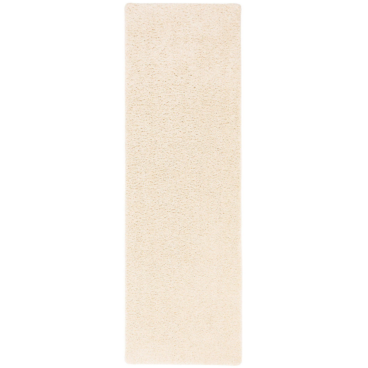 LUXUS HOCHFLOR LANGFLOR LÄUFER TEPPICH MILANO - Creme, Textil (100/100cm) - Snapstyle