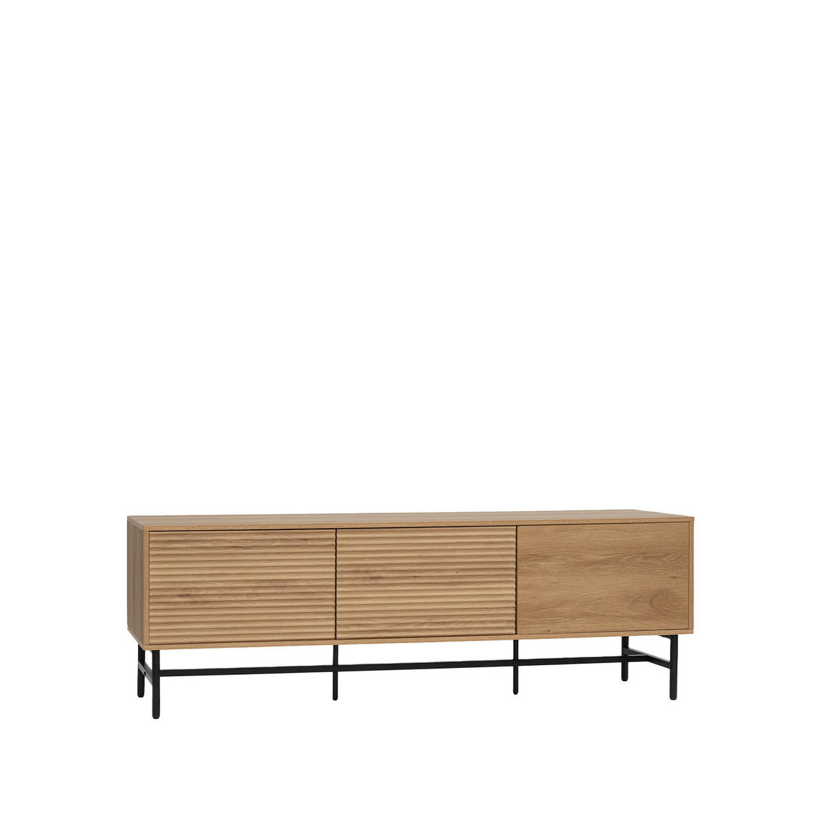 TV-ELEMENT Land Natürlich 160 cm x 55 cm - Naturfarben, Holzwerkstoff (160/55/40cm) - Klast Home