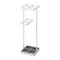 SCHIRMSTÄNDER Tower 7639 Weiß Metall 36/11/11 cm - Weiß, Metall (11/36/11cm) - Yamazaki