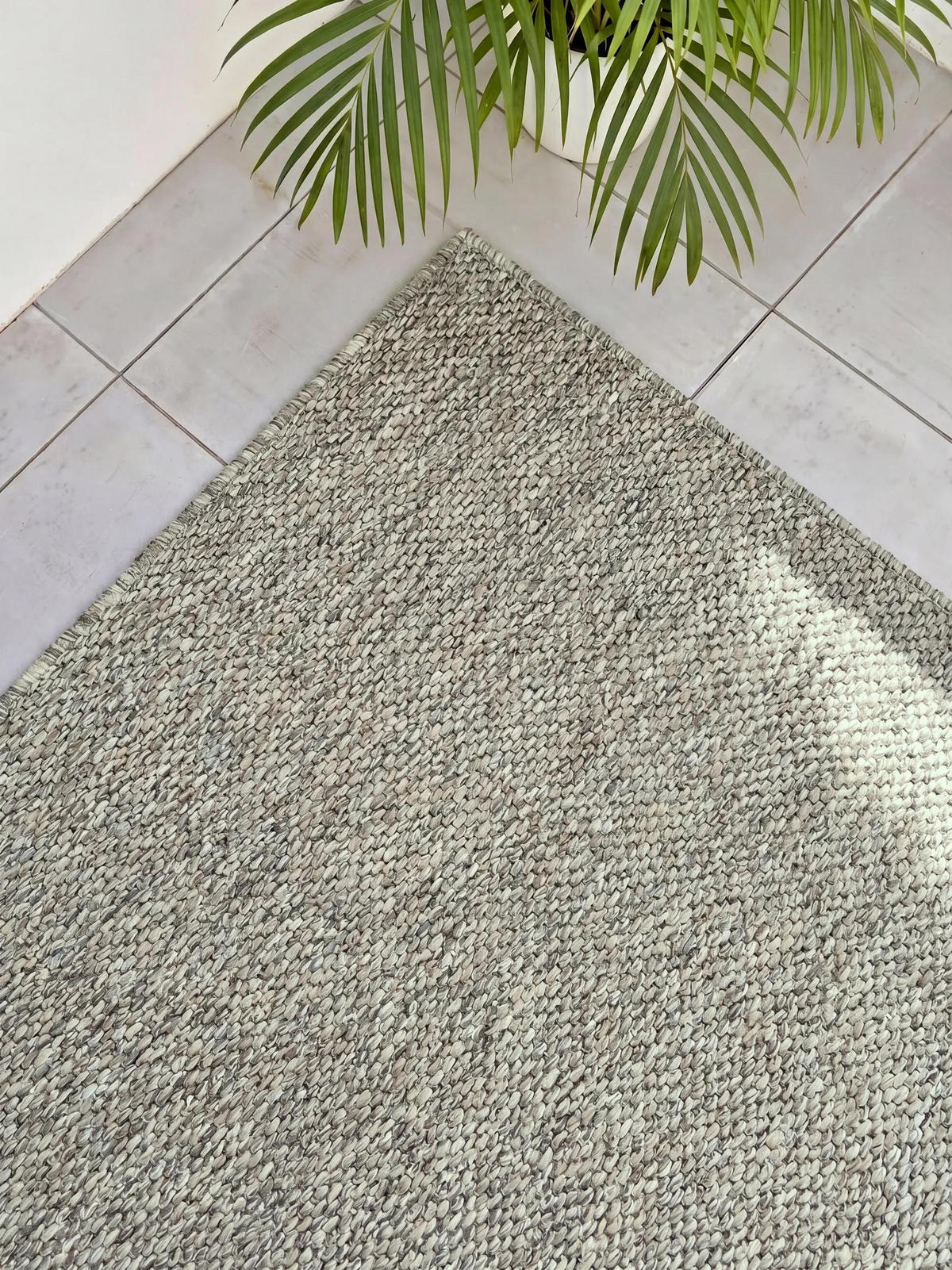 OUTDOORTEPPICH Iowa Dunkelgrau 120/170 cm - Dunkelgrau, Kunststoff/Textil (120/170cm) - benuta