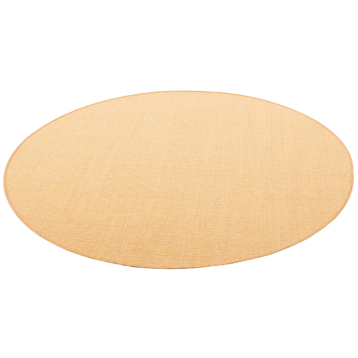 SISAL NATUR TEPPICH RUND - Honig, Textil (200/200cm) - Snapstyle