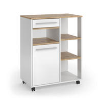 KUCHYŇSKÝ BUFET Pure, Bílá/Řemeslný dub, 72.2 x 90.8 cm - bílá/dub artisan, kompozitní dřevo (72.2/90.8/41.9cm) - Vicco