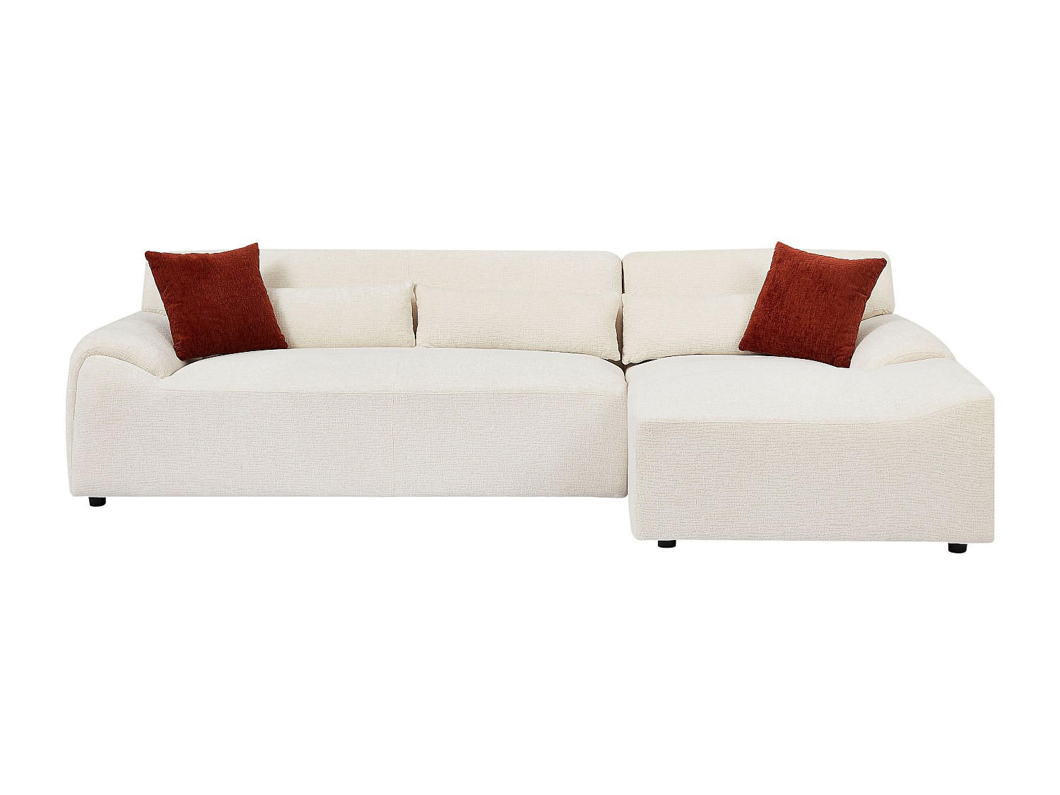 SOFA ohne Schlafmöglichkeit - 5 Personen - Stoff - Beige - Beige, Textil (293/80/151cm) - Vente-Unique