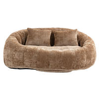 SITZSACK Chenille Kaffee - Braun, Textil (145/63/95cm) - WISHDOR