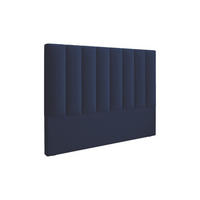 KOPFTEIL Marl aus Samt königsblau 160x120cm - Blau, Textil (8/120/160cm) - Micadoni