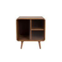 BEISTELLTISCH Rise Nachttisch Braun - Braun, Holz (40/50/55cm) - Zuiver