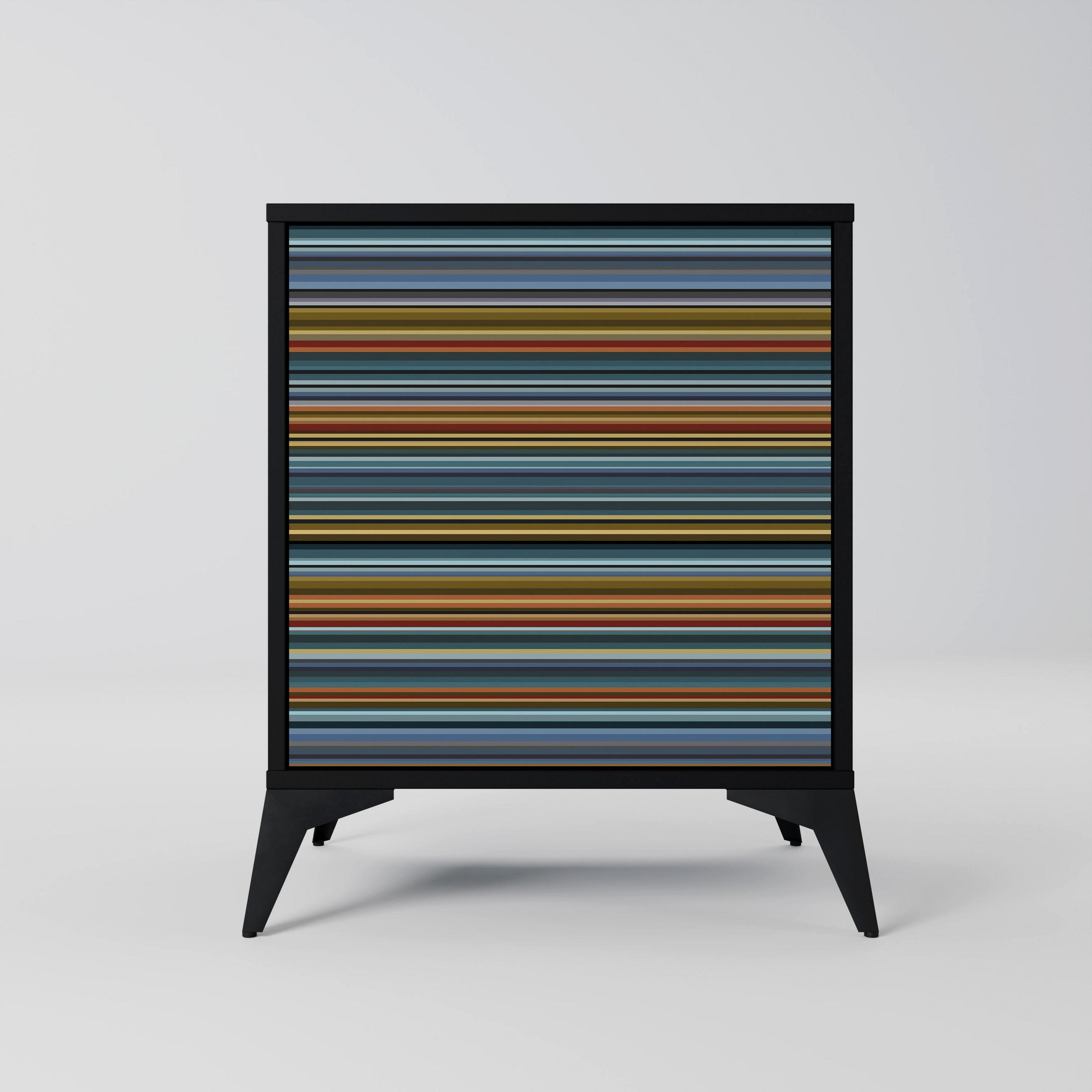 SpaceRebels Sideboard Schwarz 57.5x70.5x42 cm