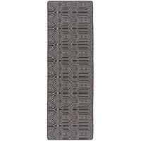IN- UND OUTDOOR TEPPICH LÄUFER BEIDSEITIG NEWPORT - Schwarz, Textil (80/240cm) - Snapstyle