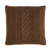 KISSENBEZUG Leto - Dunkelbraun, Kunststoff (45/45cm) - home&you