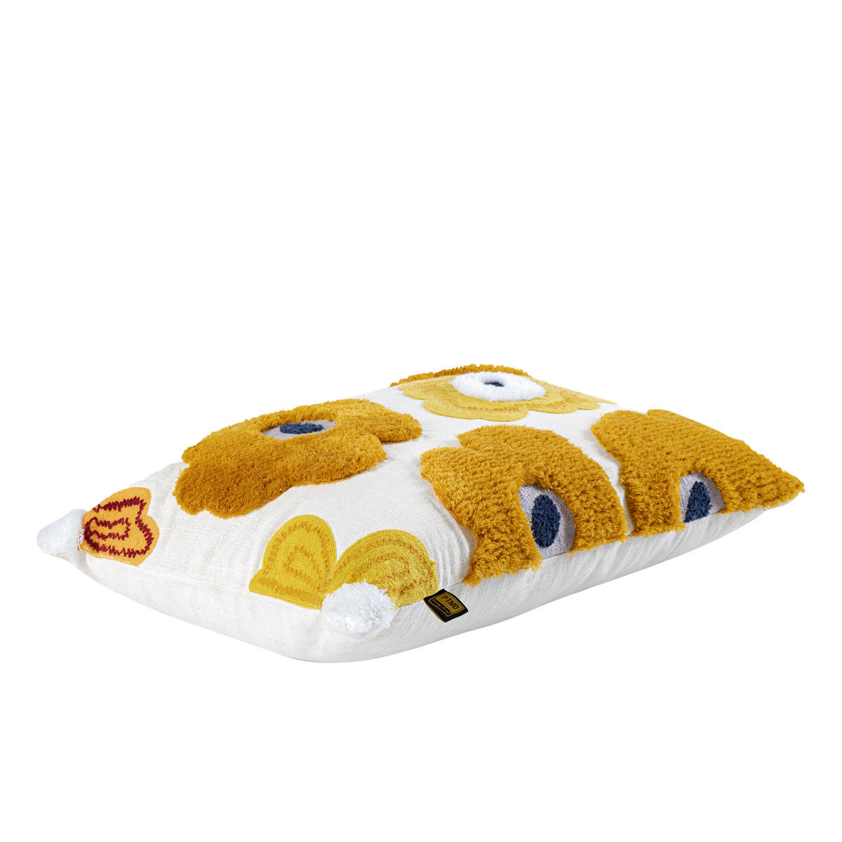 ZIERKISSEN Bethanie Gelb 60/4/40cm - Gelb, Textil (4/60cm) - PTMD Collection