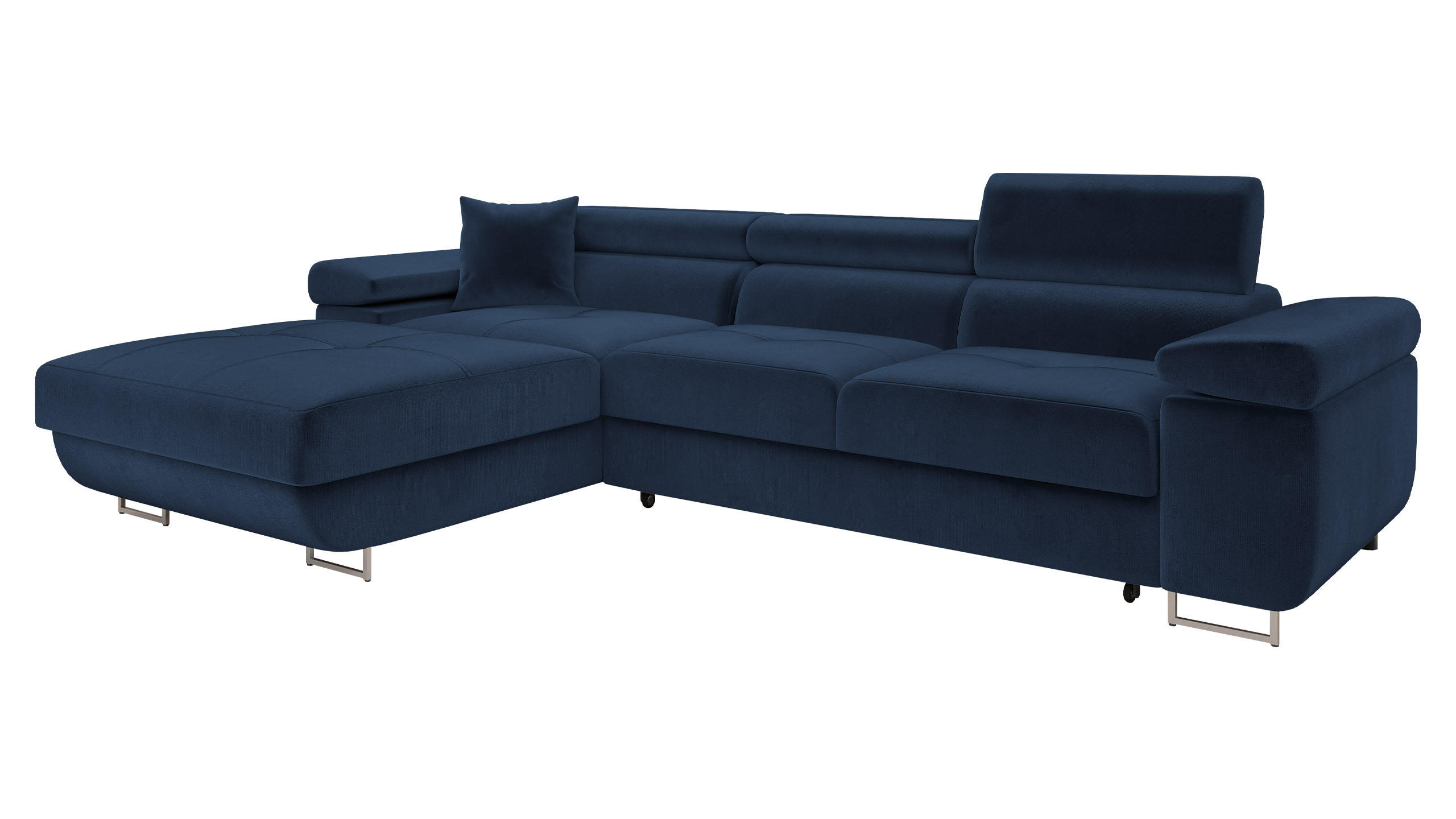 Mirjan24 Ecksofa Blau 280x170 cm