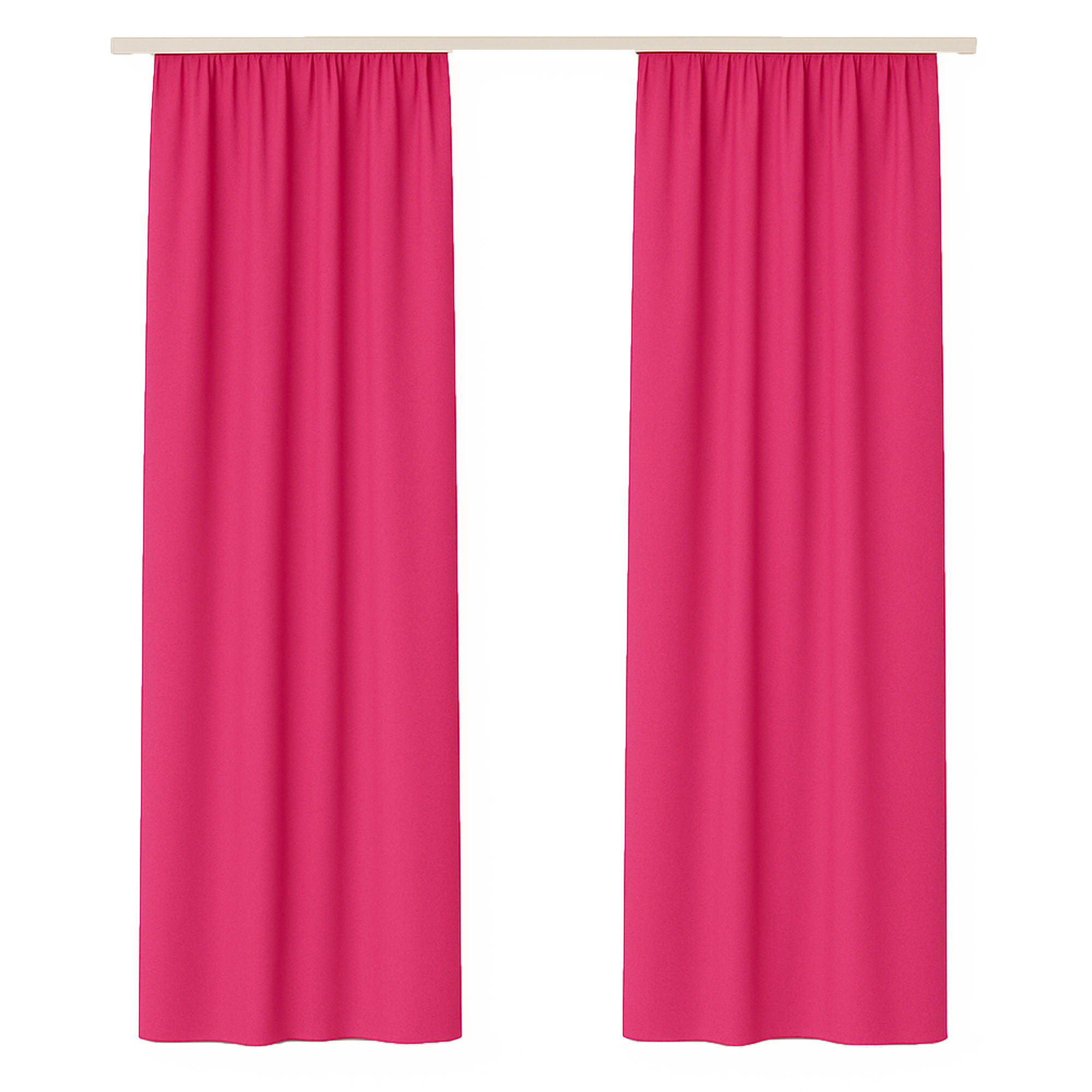 GARDINE Universalband "blickdicht" 2er Pack Pink 140x175 cm - Pink, Textil (140/175cm) - Bestlivings