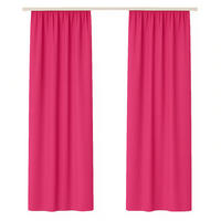 GARDINE Universalband "blickdicht" 2er Pack Pink 140x175 cm - Pink, Textil (140/175cm) - Bestlivings
