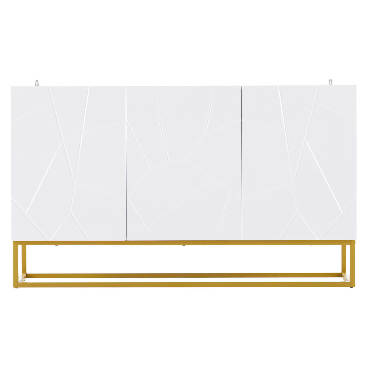 SIDEBOARD Weiß 130/35/76 CM - Weiß, Holzwerkstoff (35/76/130cm) - Urban Meuble