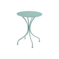 GARTENTISCH rund - D. 60 cm - Metall - Mandelgrün - MIRMANDE von MYLIA - Salbeigrün, Metall (60/60/70cm) - Vente-Unique