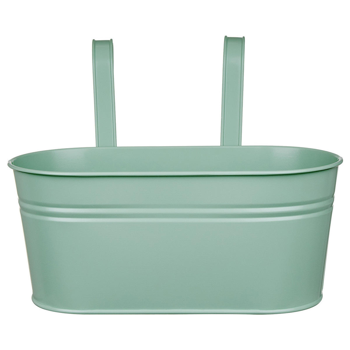 HÄNGETOPF Zinc - Pastellgrün, Metall (14cm) - Butlers
