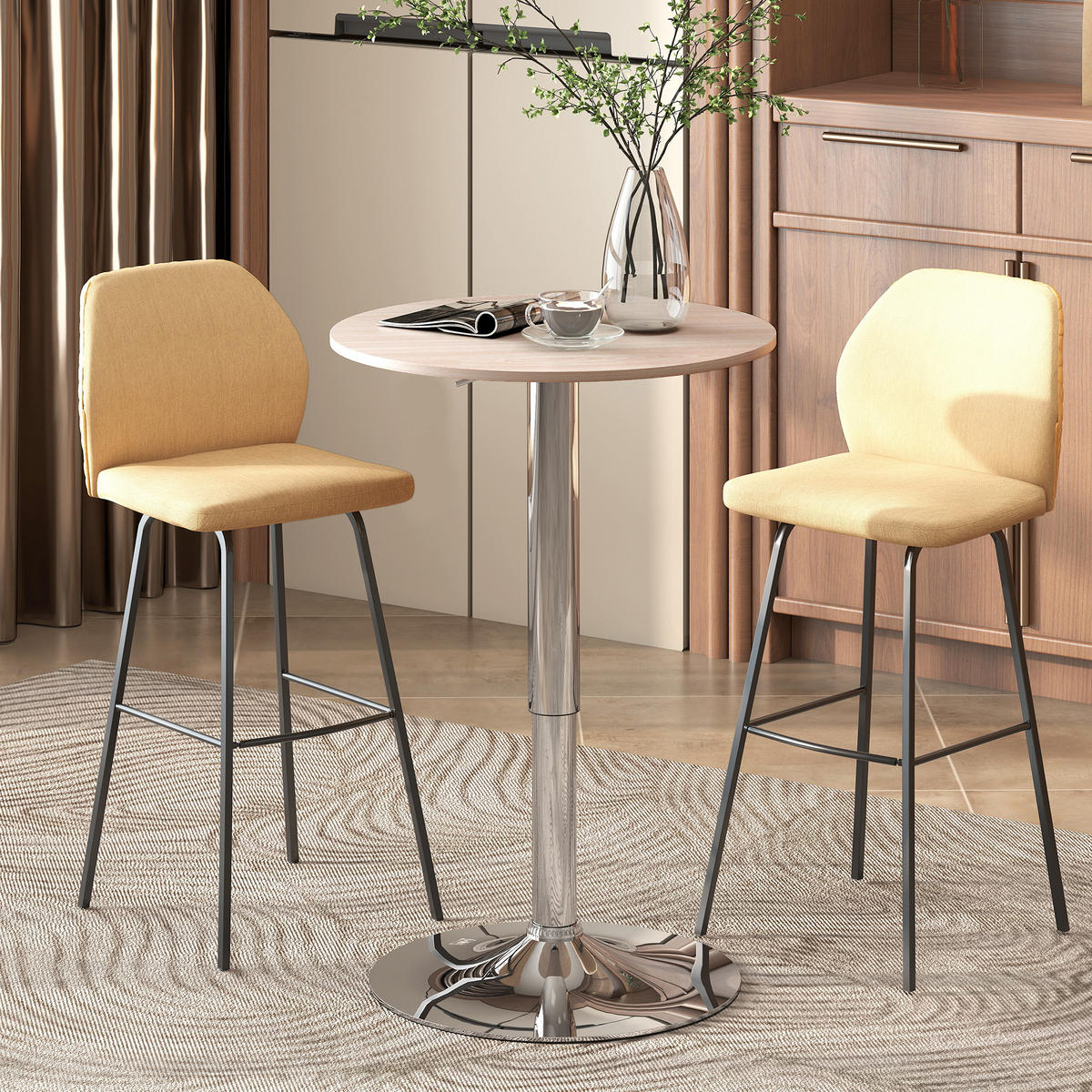 BARTISCH Naturholz 1 Stück - Beige, Metall (60/60/93cm) - GiPP