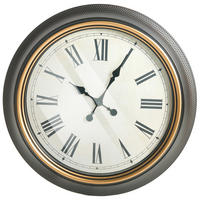 WANDUHR 63 cm Schwarz Villena - Schwarz, Kunststoff (63/63/6cm) - Beliani