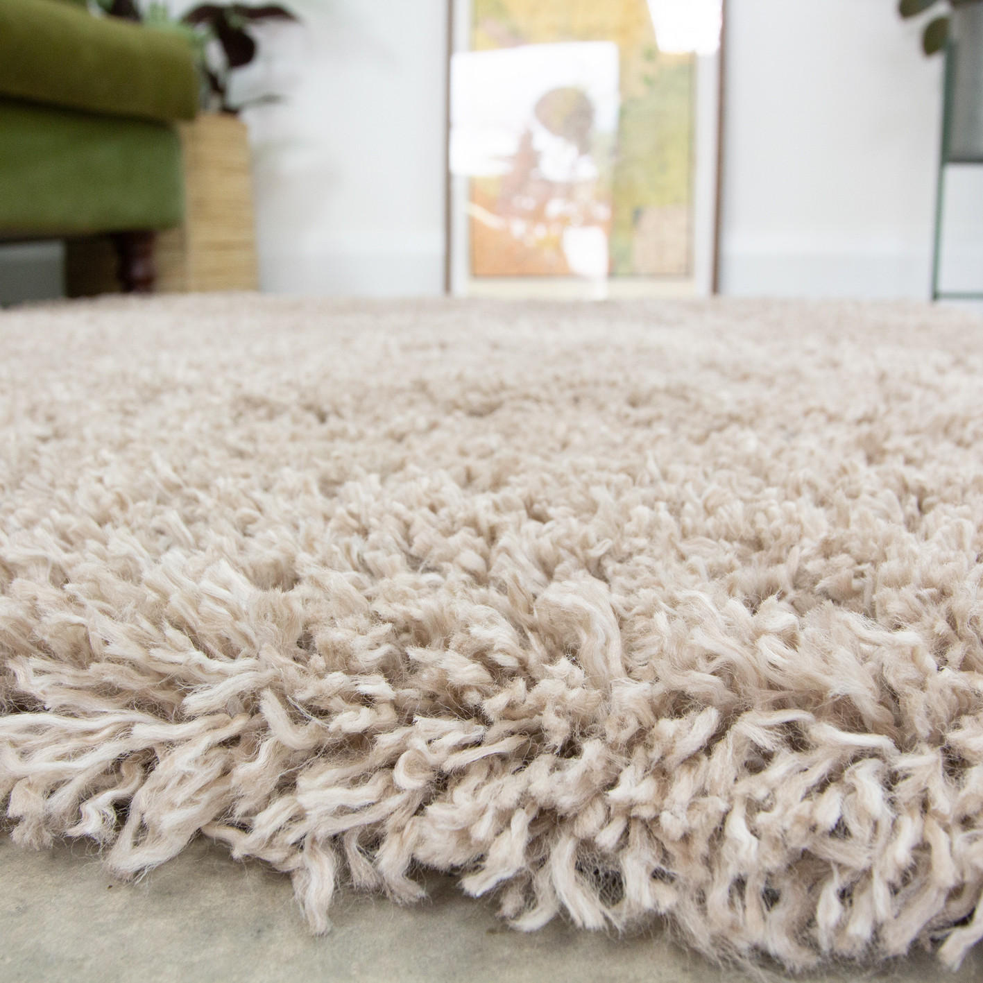 HOCHFLORTEPPICH Rosarot - Rosa, Naturmaterialien/Textil (60/110cm) - Kukoon Rugs