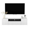 TV-SCHRANK Elpis2 Weiß Matt Glamour 150 cm - Weiß, Holzwerkstoff (150/37.5/36.5cm) - Meble Lindner