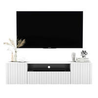 TV-SCHRANK Elpis2 Weiß Matt Glamour 150 cm - Weiß, Holzwerkstoff (150/37.5/36.5cm) - Meble Lindner