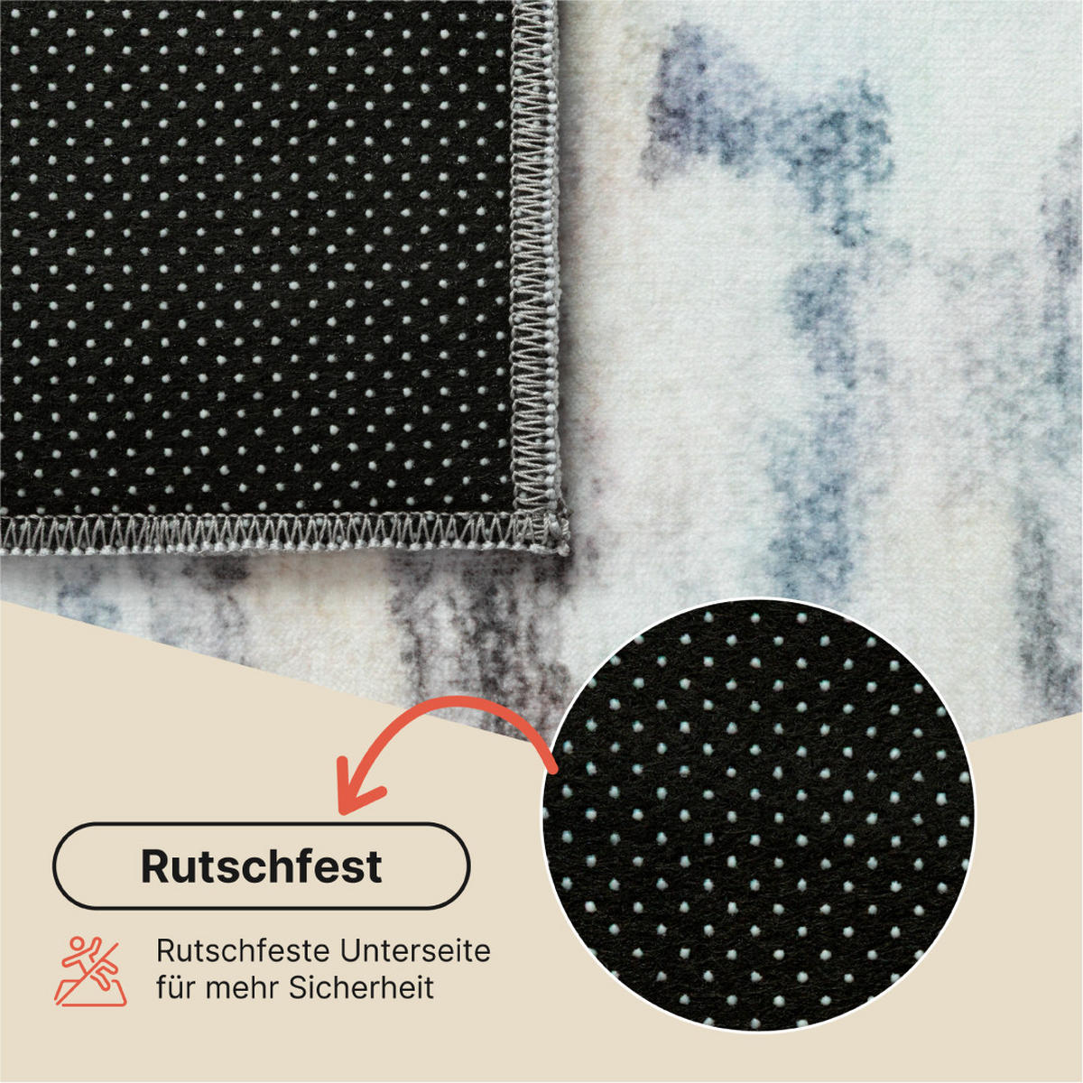 TEPPICH BARI Grau 140/200 cm - Grau, Textil (140/200cm) - Tapiso