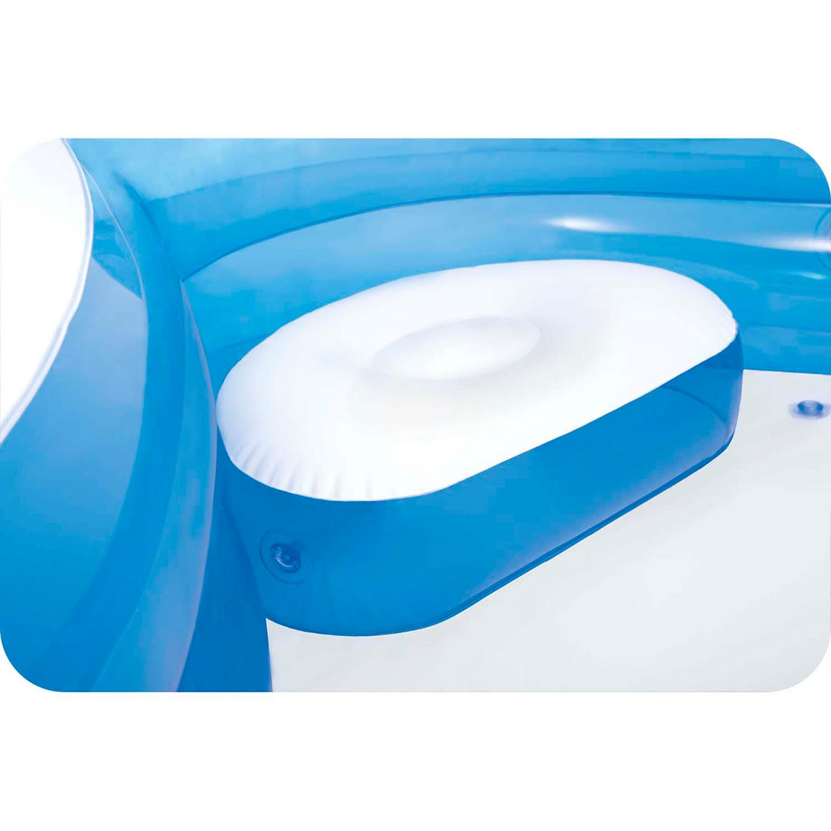 FAMILIENPOOL 2,2 x 2,2 m - Blau, Kunststoff (229/229/66cm) - INTEX