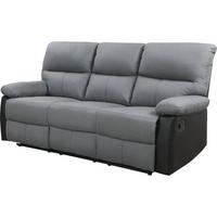EINZELSOFA lincoln Schwarz / Dunkelgrau - Schwarz, Textil (89/103/197cm) - Habitat Garten