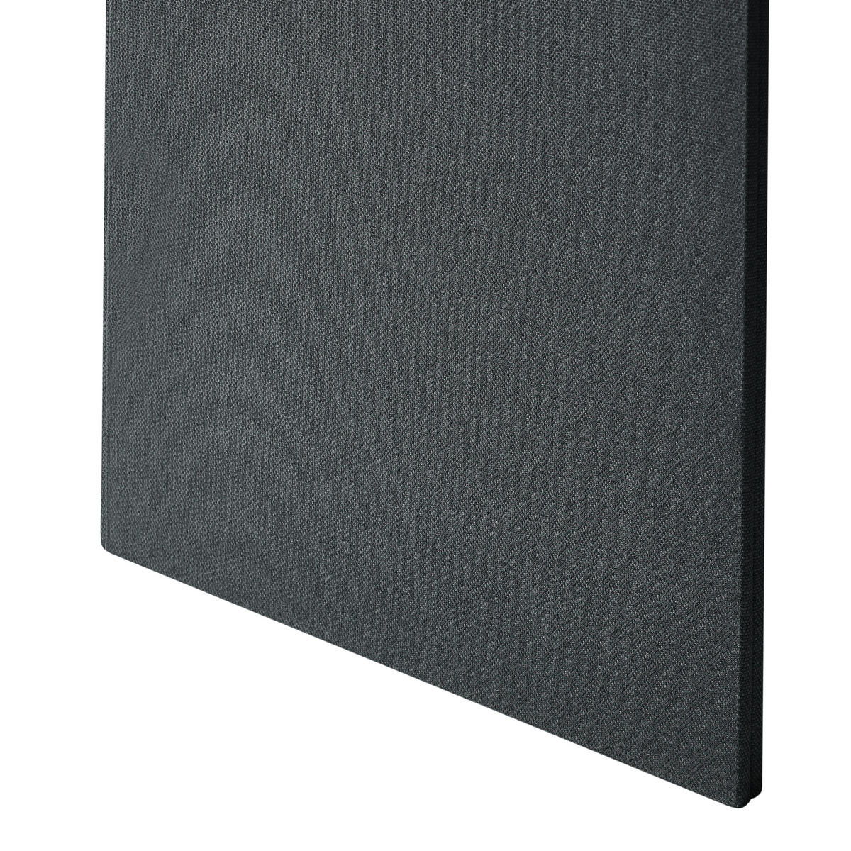 KANCELÁŘSKÝ DĚLICÍ PANEL 120/160 cm Tmavě šedý Slimmy - šedá/tmavě šedá, plast (120/160/2cm) - Beliani