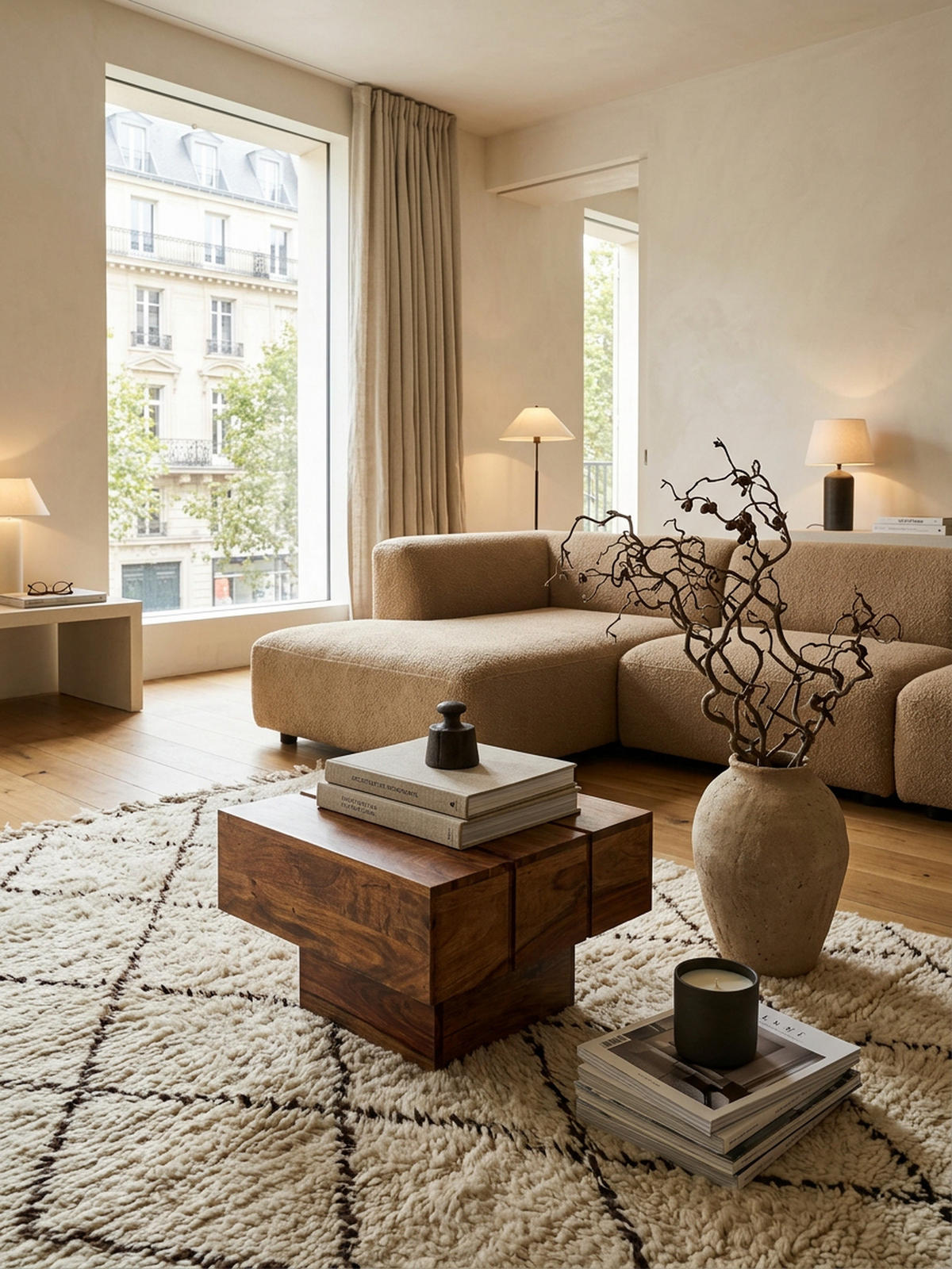 BEISTELLTISCH aus Massivholz, handgefertigt, Unikat, Braun 44x44x30 cm - Braun, Holz (44/44/30cm) - KADIMA DESIGN