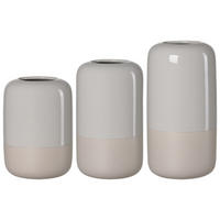 VASEN Dome Grau 20/25/30 cm 3er Set - Grau, Keramik (1cm) - Ritzenhoff Breker