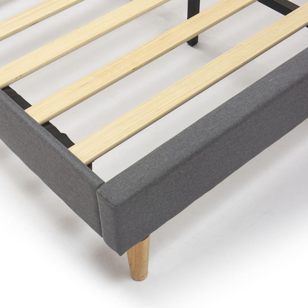 POLSTERBETT 90x190 cm Aroma, Dunkelgrau - Dunkelgrau, Textil (195/92/116cm) - VS Venta-stock